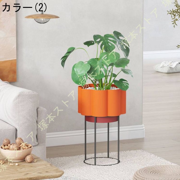 ポット スタンド フラワースタンド 鉢付き 観葉植物 植木鉢 盆栽鉢
