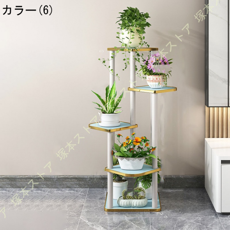 フラワースタンド 室内 木製 花台 鉢置き台 園芸ラック ガーデニング