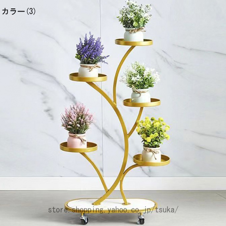 プランタースタンド 観葉植物 4段 園芸ラック 花棚 鉢置き台