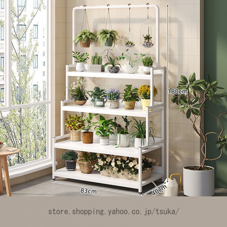 フラワーラック フラワースタンド 花棚 階段式 収納ラック 棚 園芸