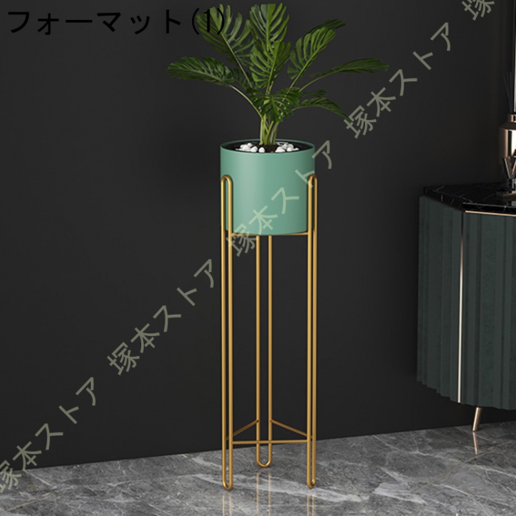 プランタースタンド おしゃれ 鉢 スタンド 観葉植物 ポット ゴールド 鉢 フラワースタンド 花台 プランタースタンド ゴールド フラワー 鉢 スタンド 室内_1
