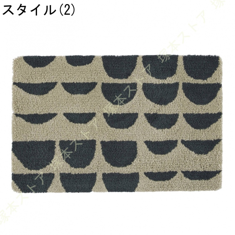 北欧 イエロー マット 玄関マット 45X70cm 3色展開 洗える 洗濯機洗い可 滑り止め 北欧 室内 可愛い おしゃれ かわいい ギフト_2