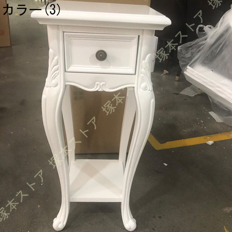コンソールテーブル マホガニー 無垢材 アンティーク クラシック 家具 玄関 電話台 花台 木製 天然木 収納 引き出し 棚 猫脚 エレガント 木目 サイドテーブル_3