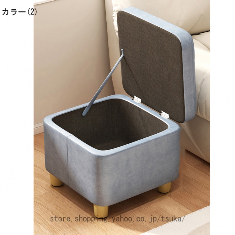 収納スツール オットマン 収納ベンチ 収納ボックス 耐荷重 多機能