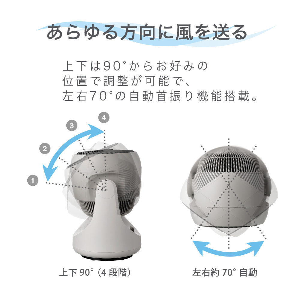 AiMY（エイミー） 温冷サーキュレーター 温風扇風機 温風付き 温風が