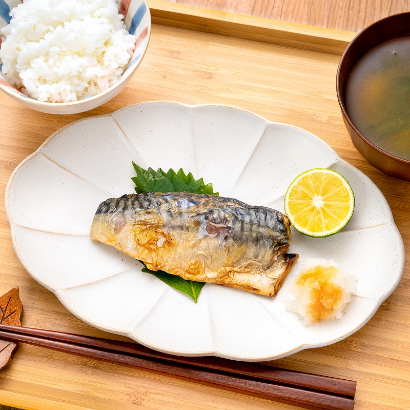 サバ塩焼き(骨なし)【自然解凍で時短なのにおいしい！】