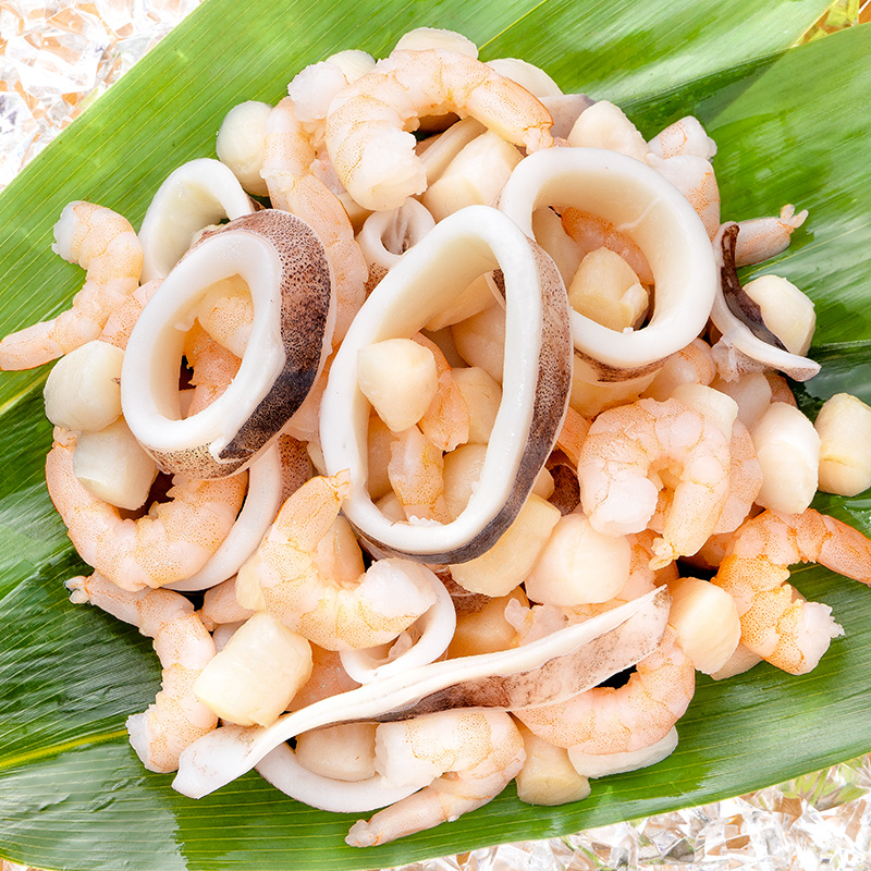 シーフードミックス 冷凍重量 500g 業務用 海老 えび エビ いか イカ