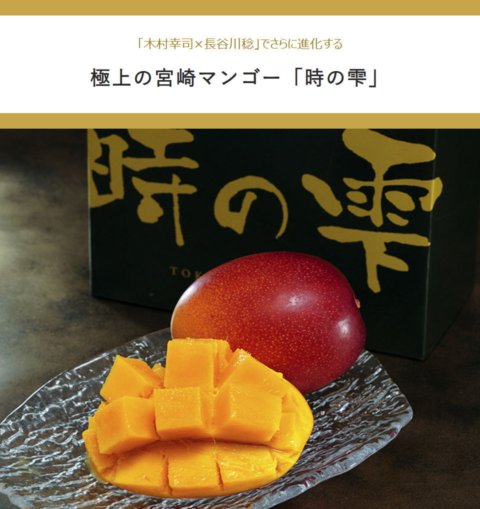 宮崎産 完熟マンゴー『時の雫《極み》』 2Lサイズ 350g〜449g×2