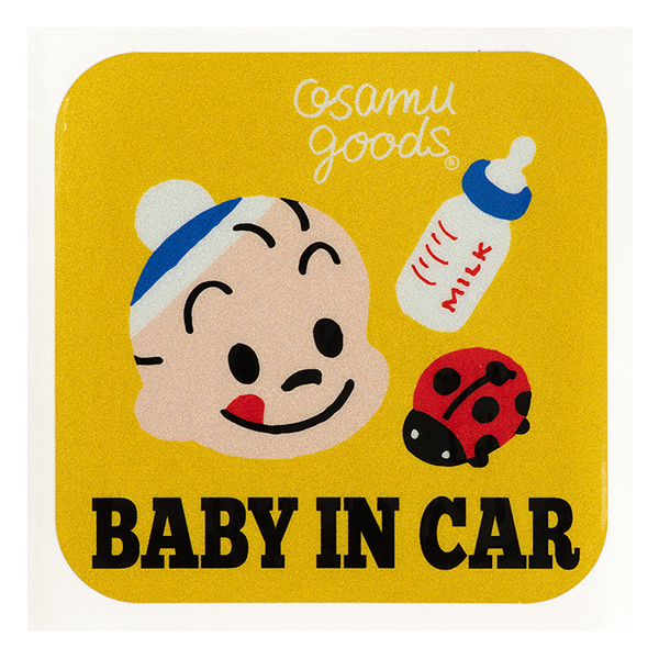 OSAMU GOODS（オサムグッズ）オサムグッズ 反射カーステッカー 車 シール :ckos006:つむぐデザイン-雑貨 通販  