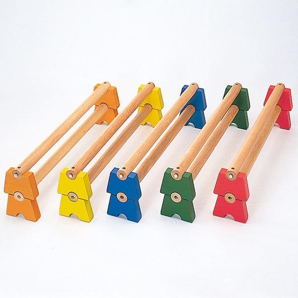 ハードルや平均台運動に 子どものバランス運動に使える 室内用 カラー