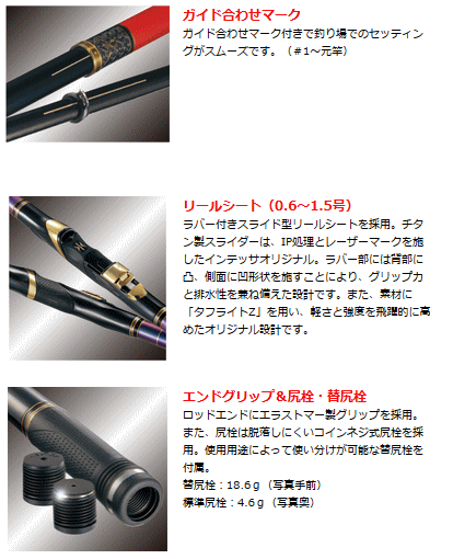 がまかつ がま磯 インテッサG-5 1.5号-53 / 磯竿 gamakatsu (+5)の説明