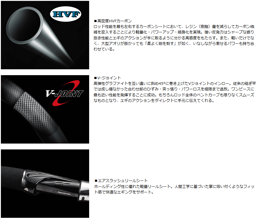 DAIWA（ダイワ） エギングロッド エメラルダス AIR 83MLI / daiwa