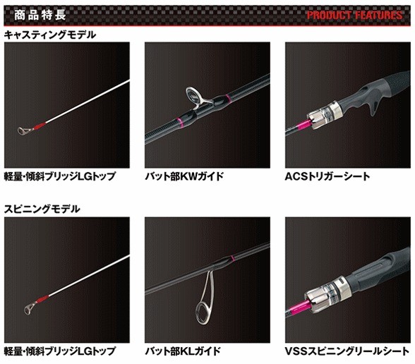 通販得価】 プロックス (PROX) メタルスッテ専用ロッド スキッドメタル