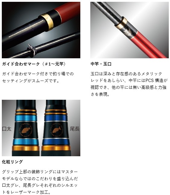 がまかつ　マスターモデル2尾長HH50 がまかつ がま磯 マスターモデル2 尾長 / 高知のグレ釣り専門店