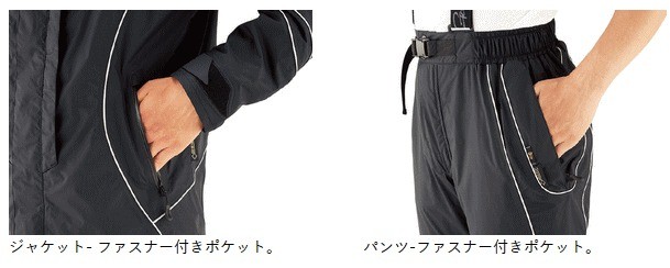 がまかつ ゴアテックス (R) レインスーツ GM-3603 ブラック×シルバー 3L レインウェア (OT) (送料無料) フィッシングウエア 