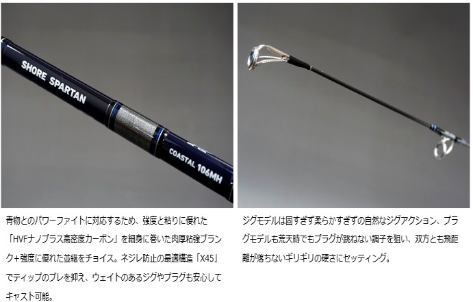 ダイワ　ショアスパルタン コースタル　106MH ショアジギロッド DAIWA（ダイワ） ショアスパルタン コースタル 106MH / ショアジギング