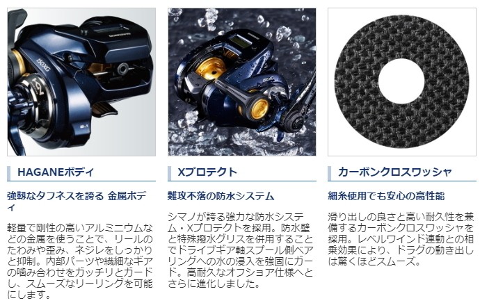 シマノ 19 グラップラー CT 150XG 右ハンドル / ベイトリール
