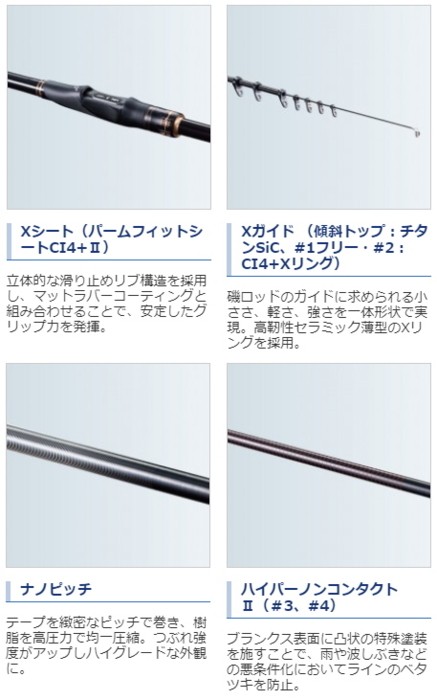 シマノXライン磯4号18