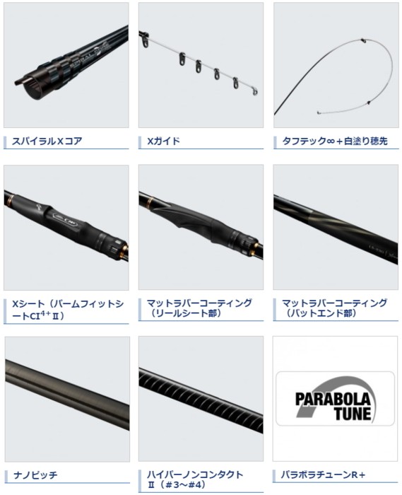 シマノ（SHIMANO） 磯竿 20 極翔 硬調 黒鯛 1.5号-530 / チヌ竿