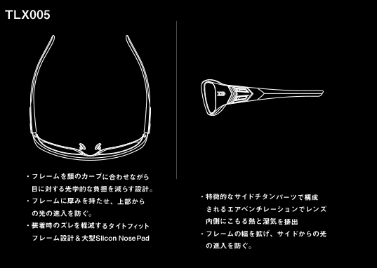 DAIWA（ダイワ） 偏光サングラス TLX005 ラスターオレンジ