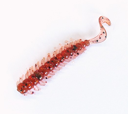 マルシン漁具 UMA-WORM ゲジゲジワーム レッドラメ / メール便可 釣具