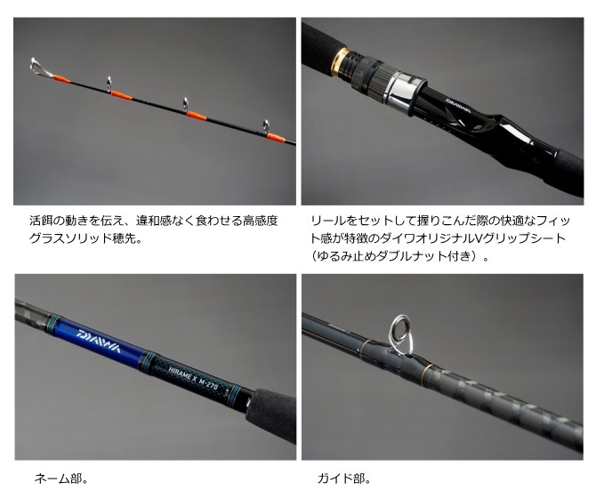 DAIWA（ダイワ） 船竿 ヒラメX S-240 / daiwa / 釣具 : フィッシング