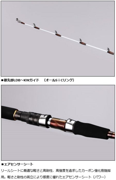 DAIWA（ダイワ） 船竿 A-ブリッツ ネライ H‐240・E / 釣具【daiwa