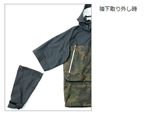 Daiwa ダイワ レインマックス デタッチャブルレインスーツ ＤＲ−３０００９ f-marunishi3_dw-dr30009-bk