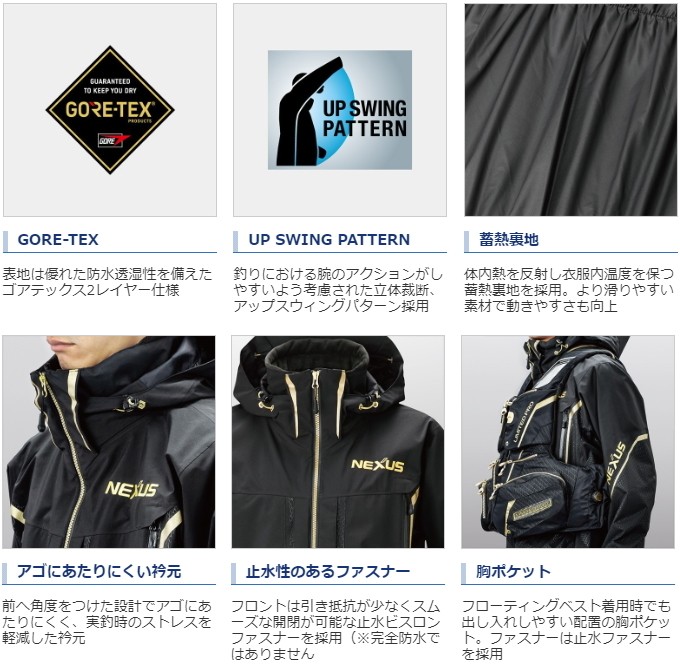 シマノ（SHIMANO） ネクサス ゴアテックス プロテクティブスーツ EX RT