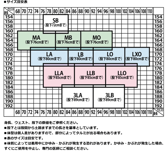 ダイワ スーパータイツ LAサイズ