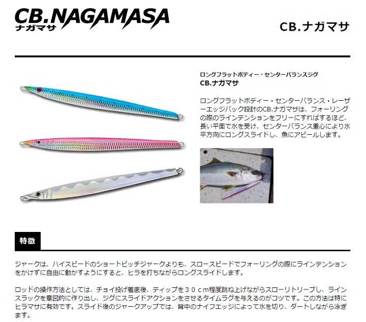 スミスルアーCB・ナガマサ230g＃12/フルアバロン : つり具のヨコオ