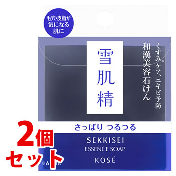 《セット販売》　コーセー 雪肌精 エッセンス ソープ さっぱり (120g)×2個セット 美容石けん 洗顔石鹸 SEKKISEI｜tsuruha