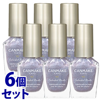 《セット販売》　井田ラボラトリーズ キャンメイク カラフルネイルズ N52 マーメイドスケール (8mL)×6個セット ネイルカラー マニキュア CANMAKE　送料無料｜tsuruha