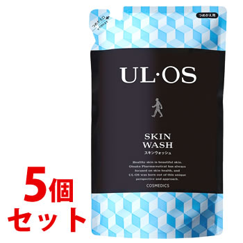 《セット販売》　大塚製薬 ウル・オス 薬用スキンウォッシュ つめかえ用 (420mL)×5個セット 詰め替え用 ウルオス UL・OS 顔・身体用洗浄料　医薬部外品