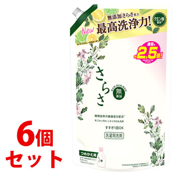 《セット販売》　P&amp;G さらさ 洗剤ジェル 超ジャンボサイズ つめかえ用 (1.68kg)×6個セット 詰め替え用 洗濯用洗剤 液体洗剤　P＆G