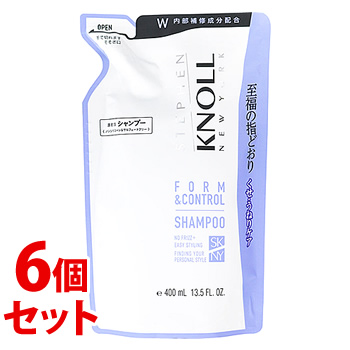 《セット販売》　コーセー スティーブンノル フォルムコントロール シャンプー W つめかえ用 (400mL)×6個セット 詰め替え用 くせうねりケア　送料無料｜tsuruha