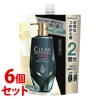 ԥåա˥꡼ ꥢե ȡ륱 ץǥʡ Ĥᤫ (560g)6ĥå ͤؤ CLEAR for men̵