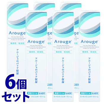 《セット販売》　全薬工業 アルージェ エッセンス ミルキークリーム しっとり (35g)×6個セット 保湿クリーム フェイスクリーム　医薬部外品　送料無料