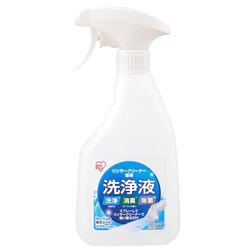 アイリスオーヤマ リンサークリーナー専用洗浄液 RNSE-460 (460mL) 除菌 消臭 強アルカリ電解水｜tsuruha