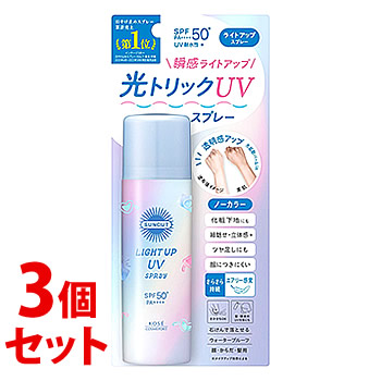 �s�Z�b�g�̔��t�@�R�[�Z�[�R�X���|�[�g �T���J�b�g ���C�g�A�b�vUV �X�v���[ N SPF50+ PA++++ (60g)×3�Z�b�g ���Ă��~�߃X�v���[