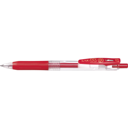 ゼブラ サラサクリップ 0.7mm 赤 ジェルボールペン JJB15-R (1本) ボールペン｜tsuruha