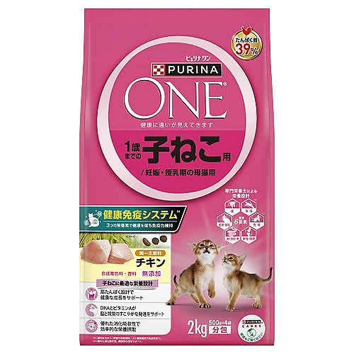 ネスレ ピュリナ ワン キャット 1歳までの子ねこ用/妊娠・授乳期の母猫用 チキン (2kg) キャットフード