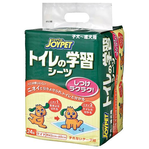 アースペット ジョイペット トイレの学習シーツ ワイド (24枚) ペット用シーツ JOYPET 防災 備蓄 | ブランド登録なし