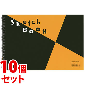《セット販売》　マルマン スケッチブック 図案シリーズ B5 S140 (1冊)×10個セット 画材用紙 画用紙 図案スケッチブック