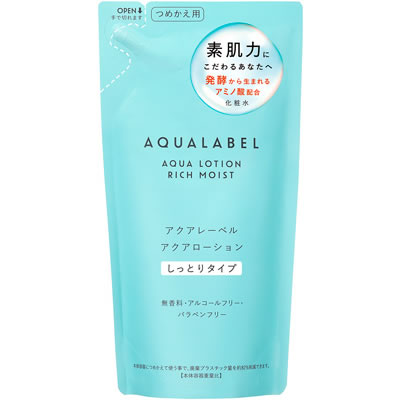 資生堂 アクアレーベル アクアローション しっとり つめかえ用 (180mL) 詰め替え用 化粧水