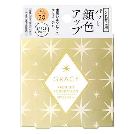 ������ �O���C�V�B �v���~�A���p�N�g �I�[�N��30 ���t�B�� (8.5g) SPF25 PA++ �p�E�_���[�t�@���f�[�V���� ����ւ��p GRACY