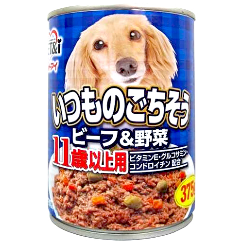 Yahoo! Yahoo!ショッピング(ヤフー ショッピング)ペットアイ いつものごちそう ビーフ＆野菜 11歳以上用 （375g） 犬用 ドッグフード