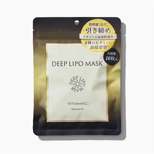 Yahoo! Yahoo!ショッピング(ヤフー ショッピング)DEEPLIPO　フェイスマスク　VITAMIN　C　10枚　シートマスク　ツルハHD専売品　リポソーム　ビタミンC