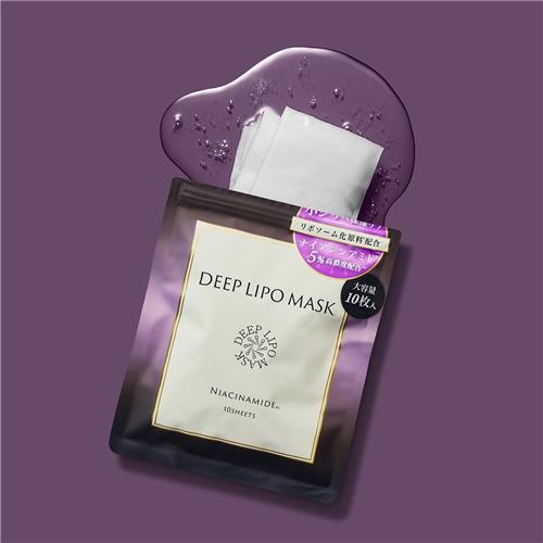 DEEPLIPO フェイスマスク NIACINAMIDE 10枚 シートマスク ツルハHD専売