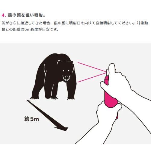 熊一目散 熊よけスプレー 登山 アウトドア キャンプ : ツルハドラッグ